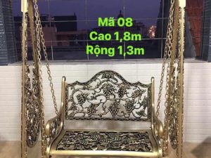 xích đu 03 - Nhôm Đúc Hoàng Gia Đà Lạt